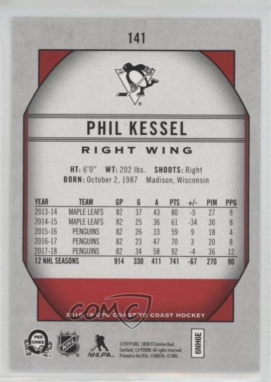 2018 O-Pee-Chee Coast to Canadian Tire Superstars Polar Lights /99 Phil Kessel - Image 2 of 2