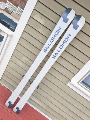 Salomon TenEighty Foil Twintip Skis 9-12 Bindings 166 cm Very Nice