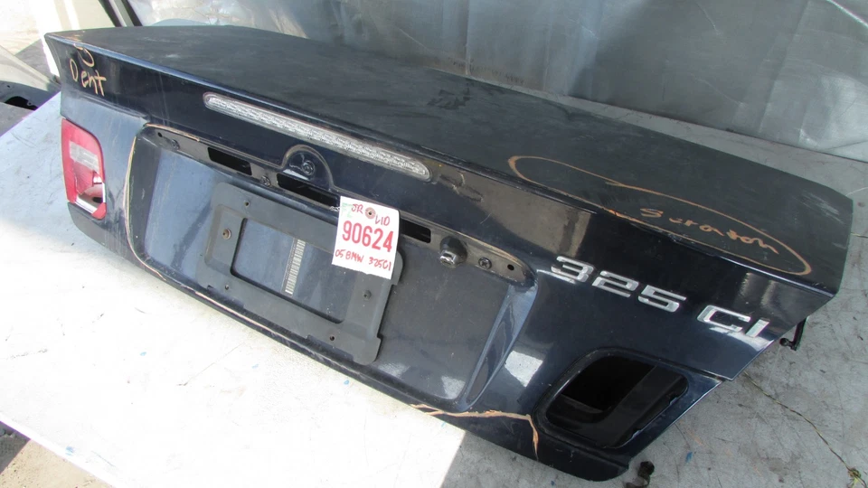2004-2005-2006 BMW 325Ci Convertible Trunk Lid Rear Deck - black OEM - Image 3 of 4