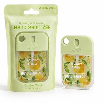 Pocket Hand Sanitizer Spray 1.2 fl oz Choose Scent Moisturizing Travel Size