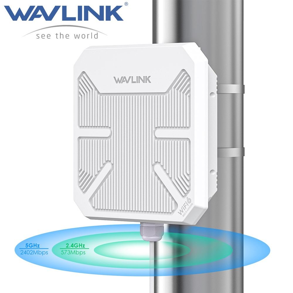 3000Mbps Outdoor WiFi Extender WiFi6 Router Mesh Wifi AP Long Range PtP PtMP