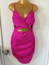 SALE 3 DRESSES FOR $20 Fuchsia Mini Dress Cut Out Size Small NWT