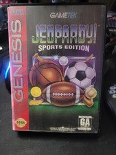 Jeopardy Sports Edition for Sega Genesis 1994, Complete with Manual