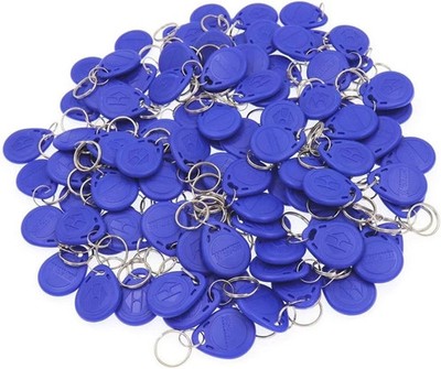 100 PCS 125Khz RFID Key Fob Proximity ID Card Token Tag for Access Control
