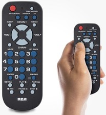 RCA 3 Device Palm Sized Universal Remote Control RCR503BE NEW Open Box