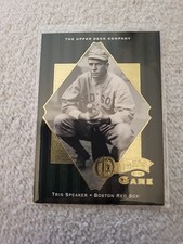 TRIS SPEAKER 2001 UPPER DECK HALL OF FAMERS BASEBALL CARD # 59.Red Sox, Indians