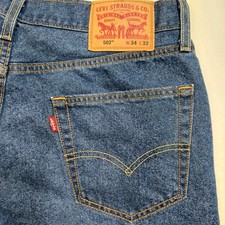 Levis Strauss Men's 502 Regular Tapered Jeans Med-Wash 34/32 Great Condition