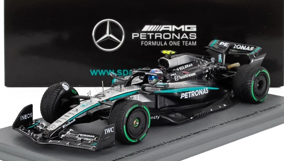 MODELLINO AUTO 1:43 SPARK F1 MERCEDES W16 AMG KIMI ANTONELLI AUSTRALIAN GP 2025 - Immagine 2 di 4