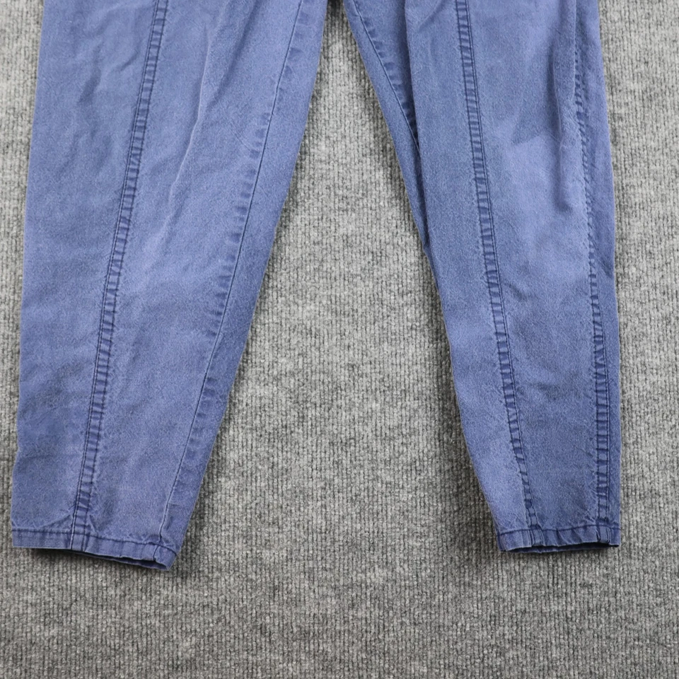 Pantalones Cherokee DE COLECCIÓN Para Mujer 6 Pequeños Azul Cintura Elástica Algodón Hecho en EE. UU. 90s Foto 3 de 4