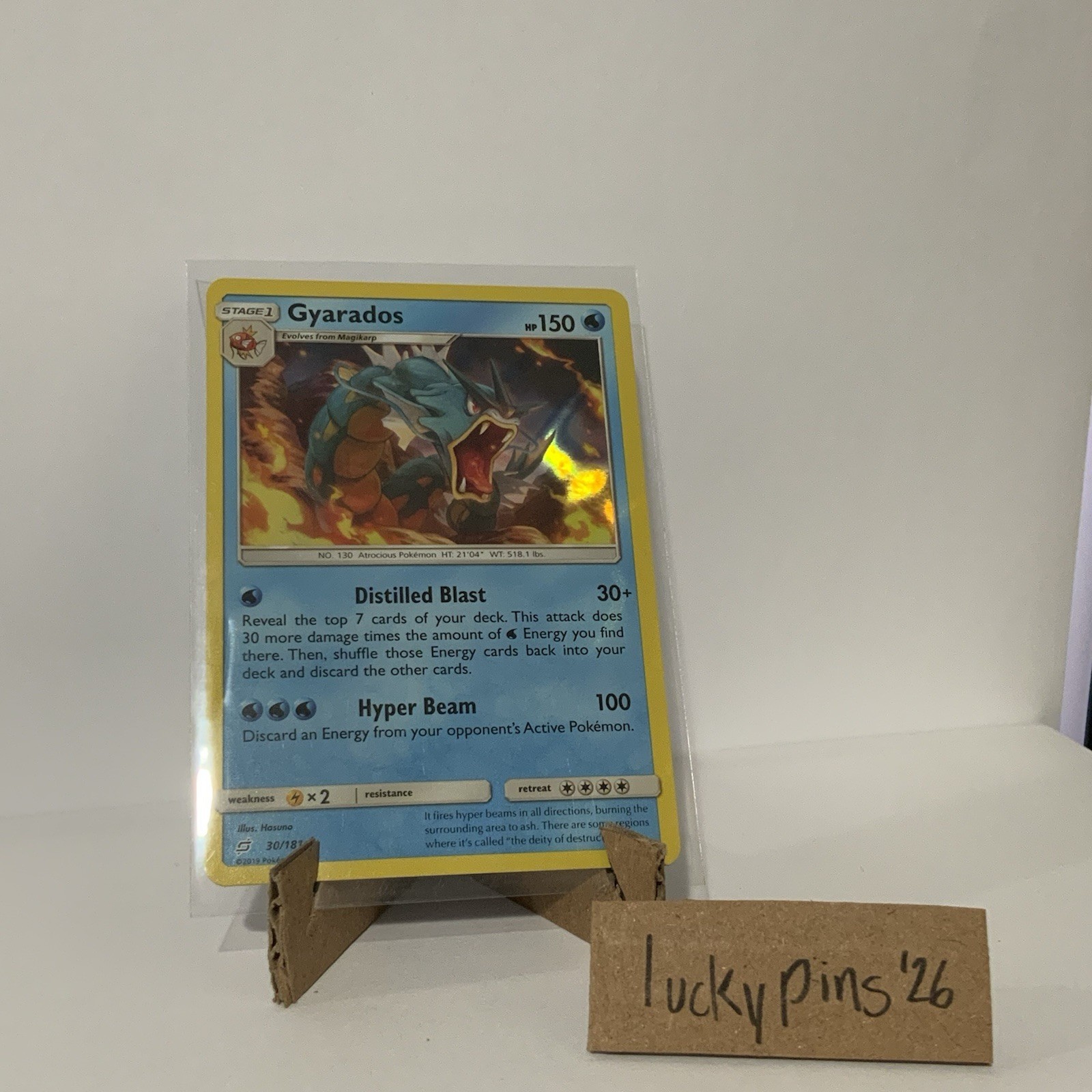 Pokemon Gyarados 30/181 NM Holo Rare Team Up SM Sun Moon 2019 English TCG
