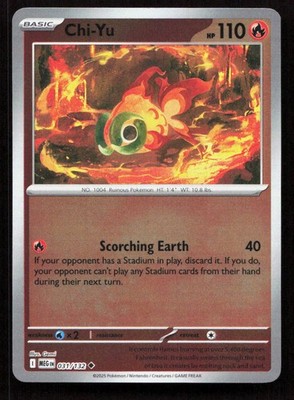 Chi-Yu Reverse Holo Uncommon ME01: Mega Evolution 031/132 NM