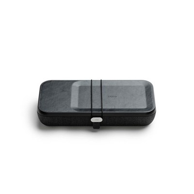Orbitkey NEST Portable & Custom Desk Organizer Case with Wireless Charger, Black