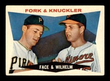1960 Topps #115 Hoyt Wilhelm/Roy Face Fork and Knuckler VG X3704318