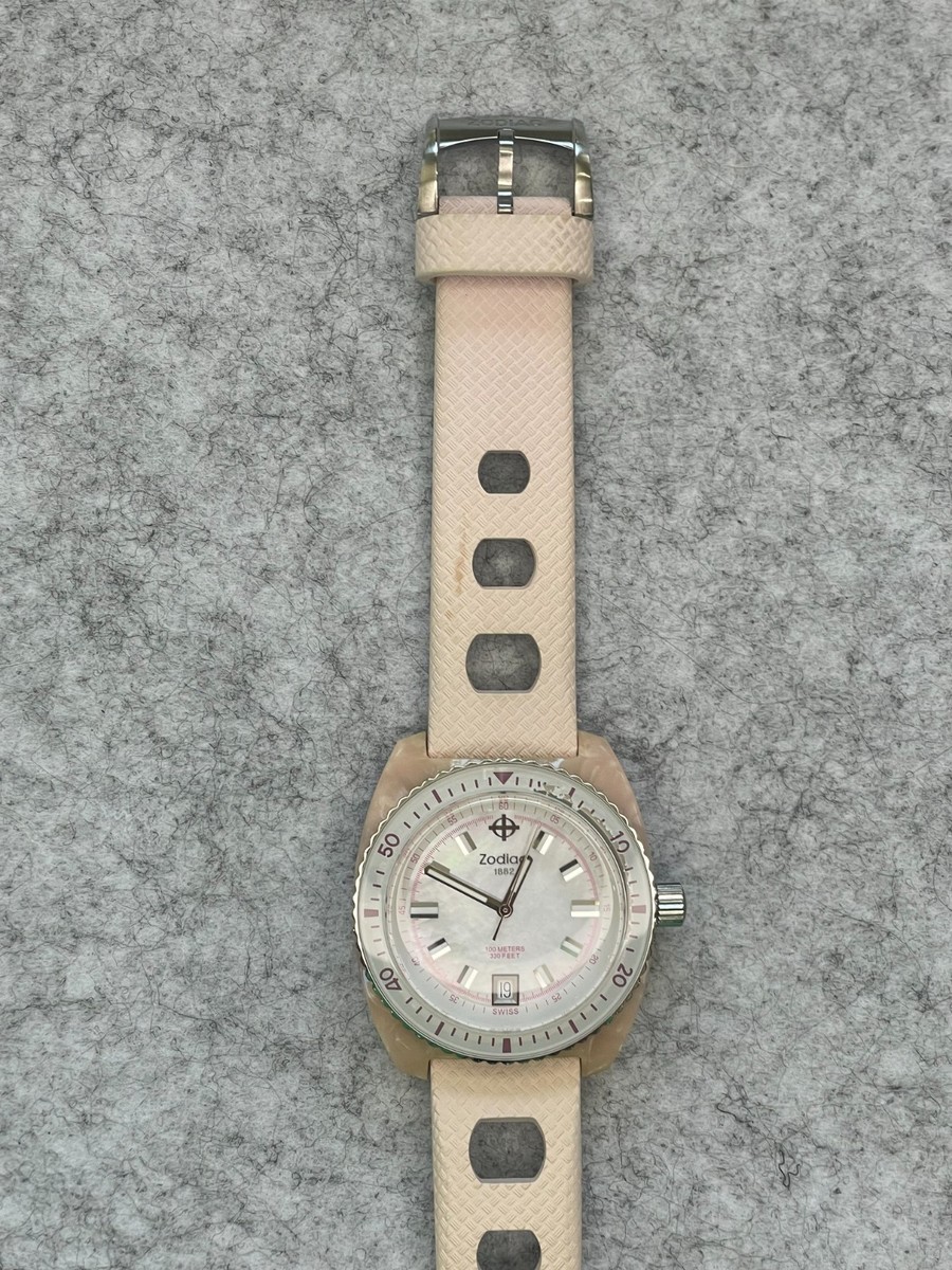 Zodiac Sea Dragon ZS2935 - Men's Watch MOP Dial Date Quartz Swiss