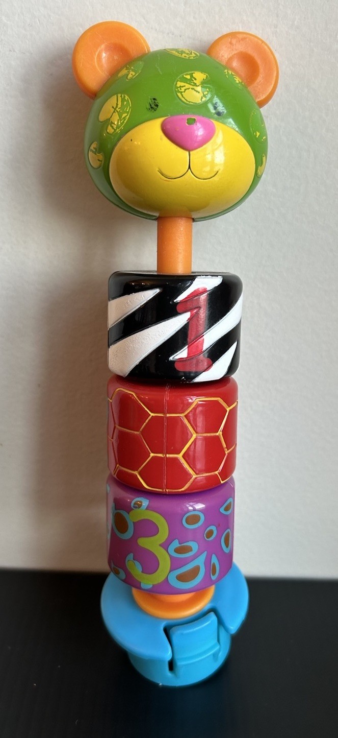 Evenflo ExerSaucer • Cute Zoo Circus Bear Activity Toy Replacement Part