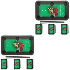  2 Count Billardtisch Miniature Poolspielzeug Billardtisch-Zubehör Tischspiel