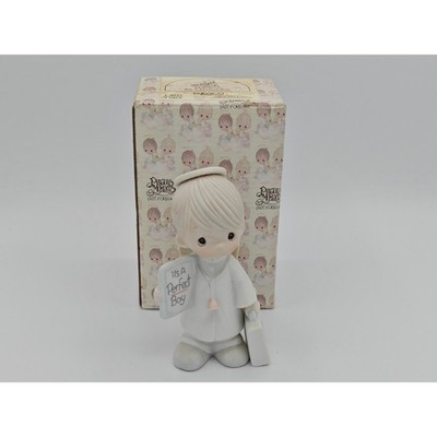 Precious Moments Its A Perfect Boy E-0512 1983 Vintage Figurine Enesco With Box