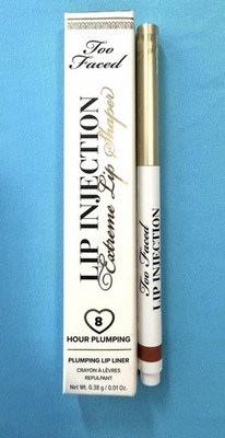 Too Faced Lip Injection Extreme Lip Shaper Plumping Lip Liner Cinnamon Swell New