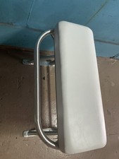 leaning post for boat W/28 “h 26” Upholstery White