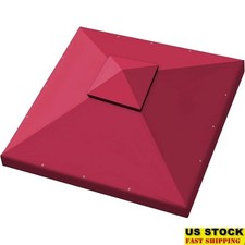 Canopy Replacement Gazebo Frame 10x10 Polyester UV Protection Water Resistant US