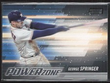 2018 Stadium Club #PZ-GSP George Springer Power Zone Houston Astros (B3)