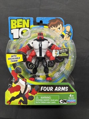 Ben 10 POWER UP FOUR ARMS 5'' Action Figure 2017 Playmates Opened -i8