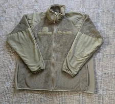 USGI ARMY COLD WEATHER GEN3 LARGE REGULAR FLEECE JACKET COYOTE