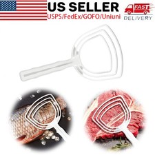 1 Pcs Meat Scraper Bone Dust Scraper Bone Scraper White Poly Scraper Bone