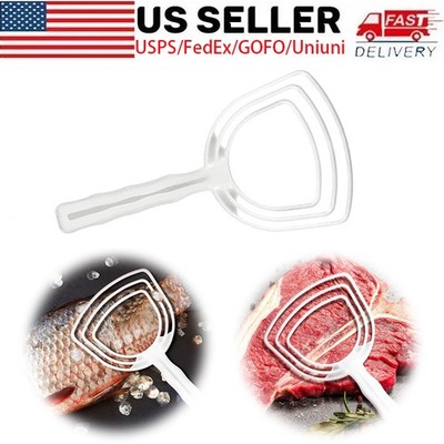 1 Pcs Meat Scraper Bone Dust Scraper Bone Scraper White Poly Scraper Bone