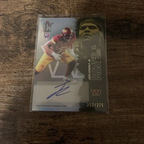 2025 Topps Signature Josh Conerly Jr. Rookie Class Autographs (RAW)