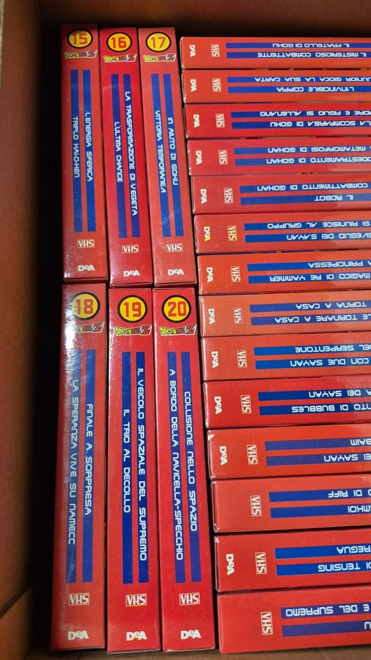 ANIME DRAGON BALL Z LOTTO VHS 1-25 - DEAGOSTINI - con fascicoli - Immagine 3 di 4