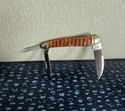 Great Eastern Cutlery 380321 English Whittler Burnt Orange Jigged Bone GEC 38 — photo 7