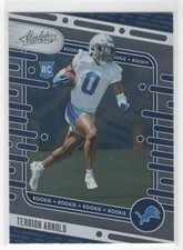 #124 Terrion Arnold 2024 Panini Absolute Base RC Detroit Lions