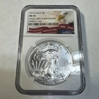 2016 Silver Eagle 30th Anniversary NGC Graded MS 70 .999 Silver 31g COBM-9439