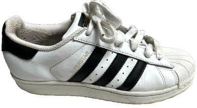 Adidas Classic Superstar Tennis Sneaker Leder 3 Streifen Gold Tab Supergrade UK4