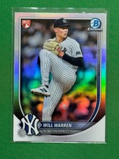 2025 Bowman Chrome Rookie Red RC Variation Short Print #79 Will Warren