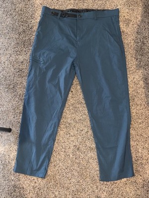 Mens GERRY Mood Blue VENTURE PANT STRETCH COMFORT WAISTBAND PANTS 38x29 NWT