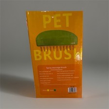Spray Massage Brush Green Cat Grooming Brush HK-06