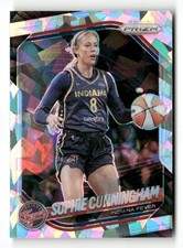 2025 Panini Prizm WNBA #63 Sophie Cunningham Ice Prizms