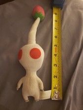 Pikmin White Bud Sanei 2004 Beanbag Nintendo Small 5" Plush Toy Japan Game