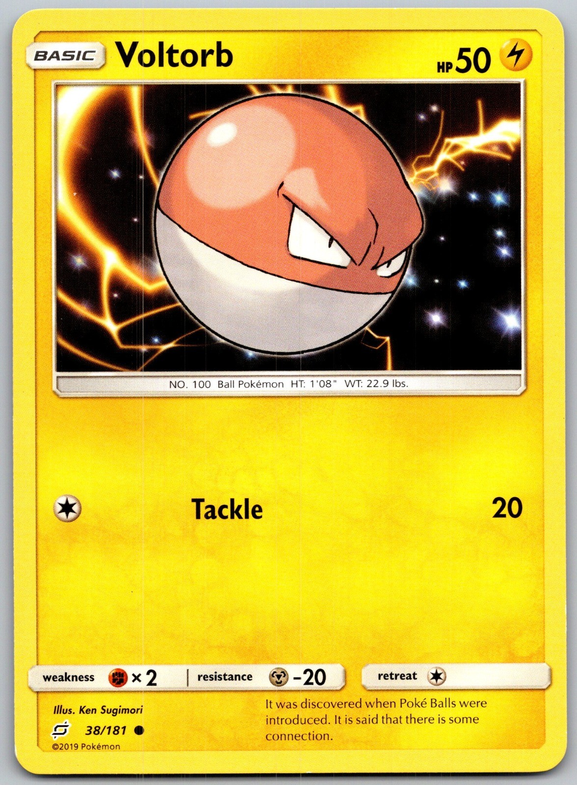 Voltorb 38/181 Common SM - Team Up NM