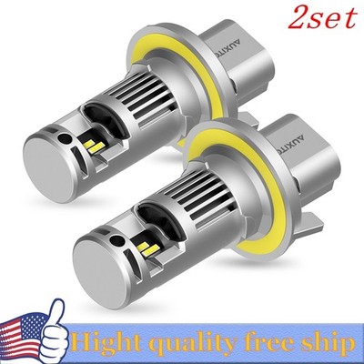4X For Ford F250 F350 F450 2005-2019 - White LED Headlight Hi/Lo+Fog Light bulb