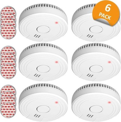 ELRO FS1805M | 6-Teiliges Rauchmelder-Set | Magnetisches Befestigungsset | 5