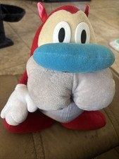 Ren and Stimpy 15 Inch Vintage Stimpy Plush Stuffed Toy Dakin 1992 Nickelodeon