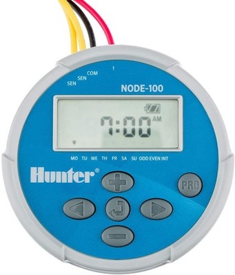 Hunter NODE100 Single-Station Battery Controller With DC-Latching Solenoid