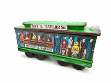 Vintage KCI Japan Tin Litho San Francisco Streetcar Trolley Friction Non Working