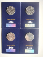 X four 2021 TEAM GB Tokyo Olympics 50p BUNC Coin Change Checker Dual Dated 2020