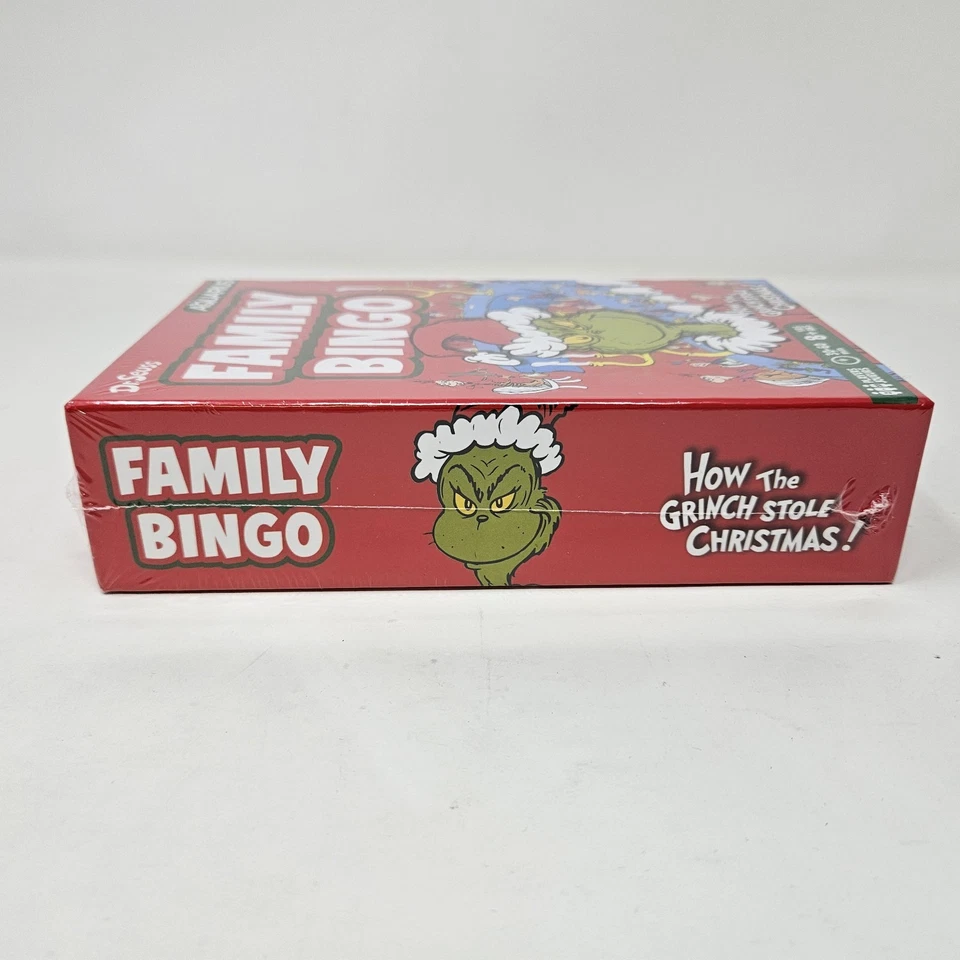 BRAND NEW Dr. Seuss The Grinch Family Bingo Game - Family Game Night Christmas - Image 3 of 3