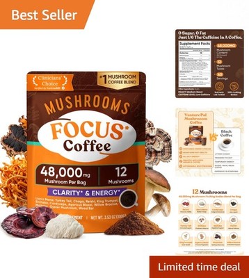 Mushroom Coffee: 12 Adaptogens & Probiotics for Digestive Wellness