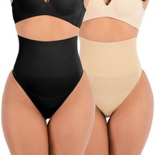 Women  s Thong Shapewear Tummy Control Seamless Body Shaper Panties Girdle